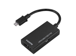 HURRISE Micro Usb para 1080P Adaptador de Som Estéreo de 8 Canais Para