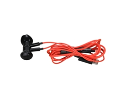 Aetheria fones de Ouvido com Fio Type c Me570h Redução de Ruído com Microfone para Google Huawei Vermelho