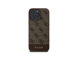 Capa Edition Ultra Chic Para Iphone 16 Pro Max Guess Acrílico Castanho