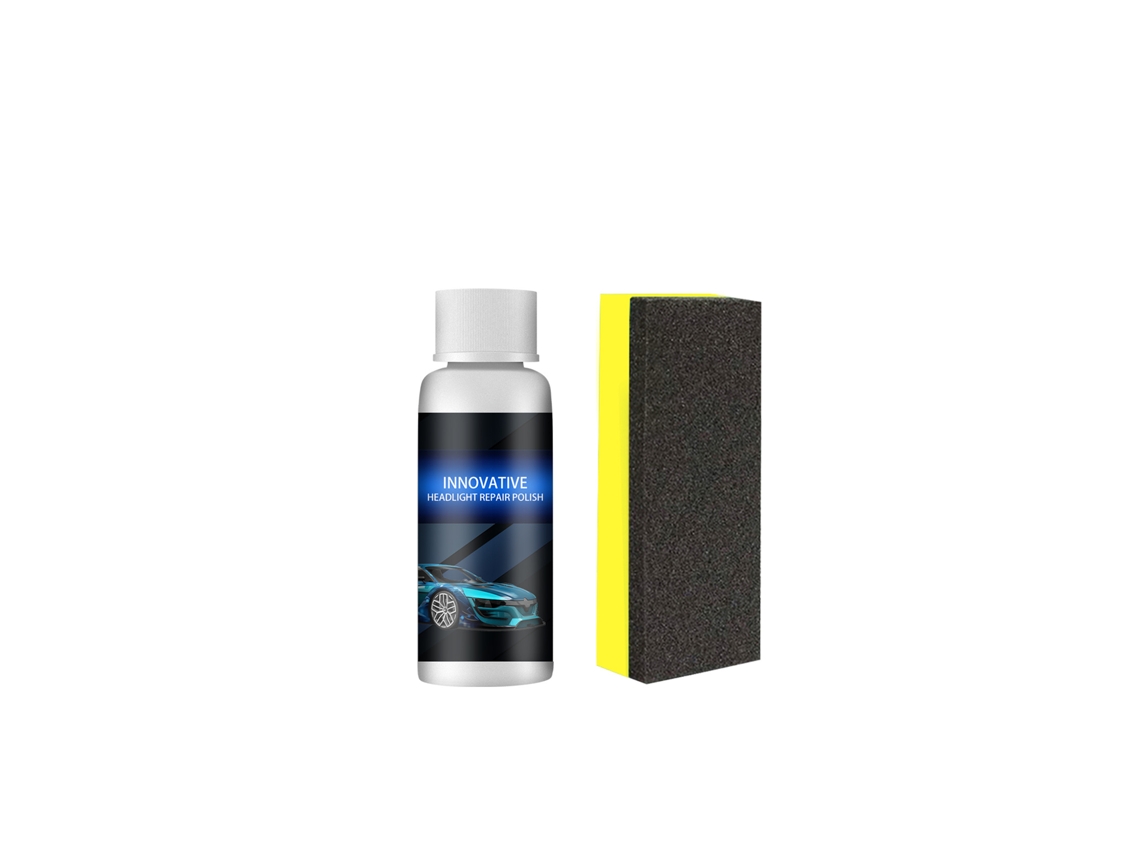 Fluid de Reparo de Faróis Rayhong 30ml com Esponja e Toalha