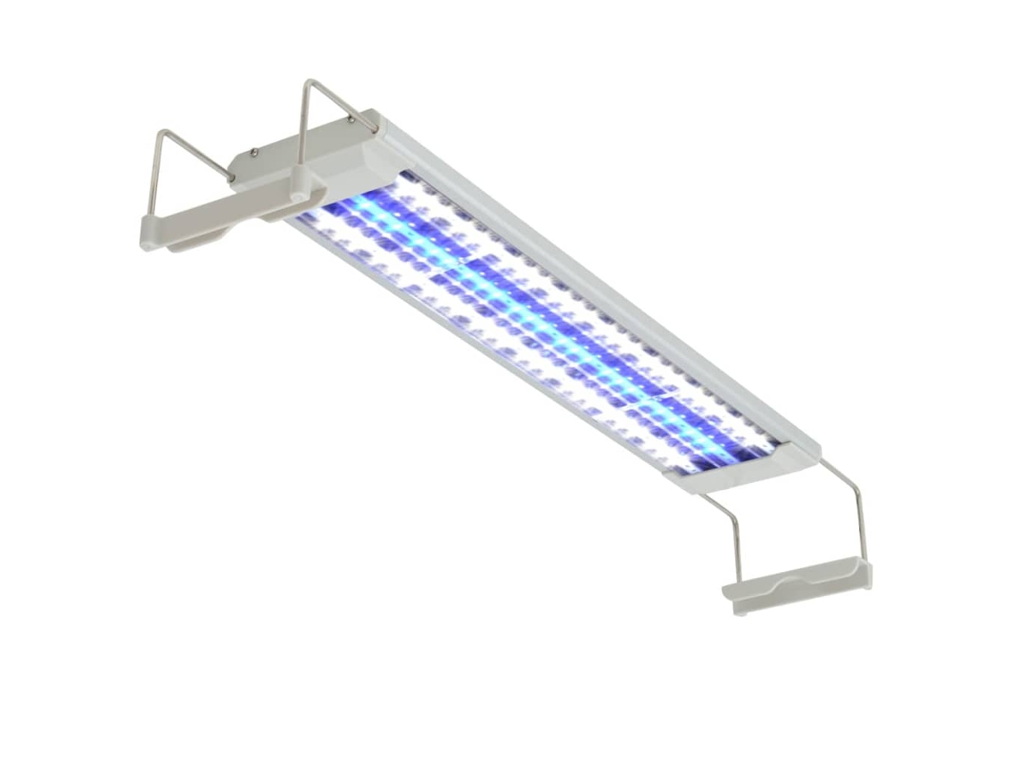 Vidaxl Iluminação Aquário Led 50-60 Cm Alumínio Ip67
