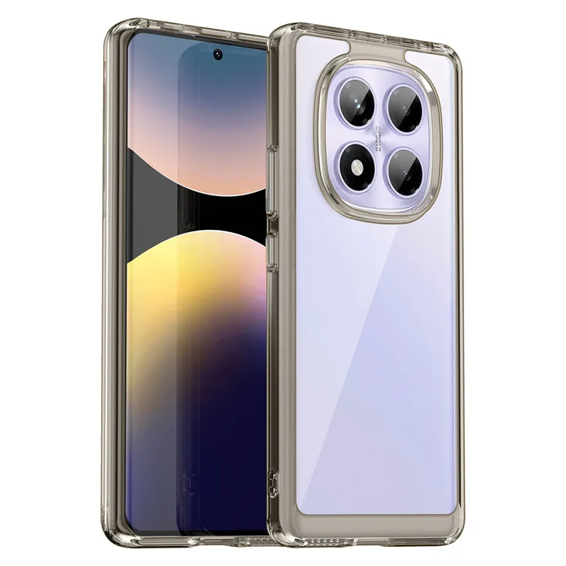 (cinza, Redmi Note 14 Pro 5g (global)) Capa Fosca Resistente A Impactos, Compatível Com Carregamento Sem Fio Magnético