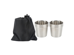 Copo Inox 2 Parede 180ml Isolamento para Camping