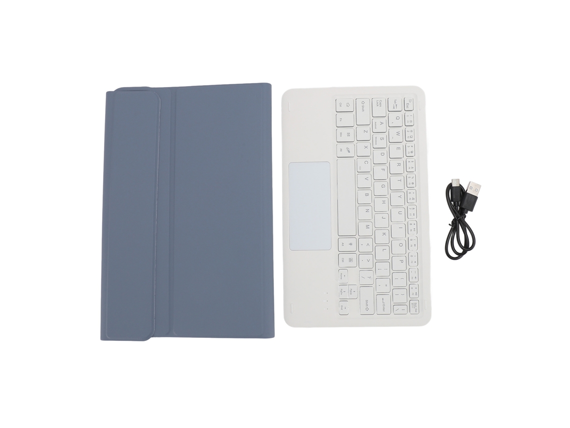 Raum-capa Com Teclado Bluetooth Removível Para Xiaomi Mi Pad 6/6 Pro 11 Polegadas 2023 Roxa