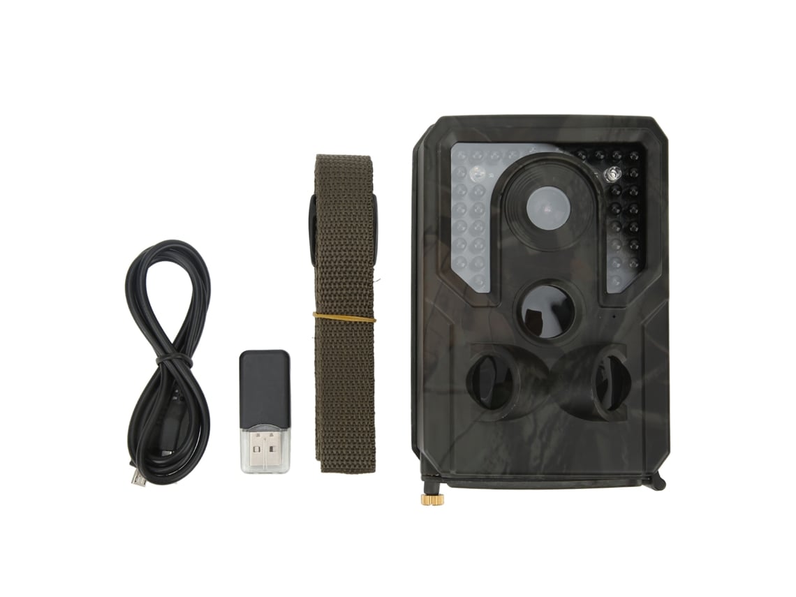 Câmera de Caça Trail Infravermelha 16MP 1080P com Detecção de Movimento S/MARCA