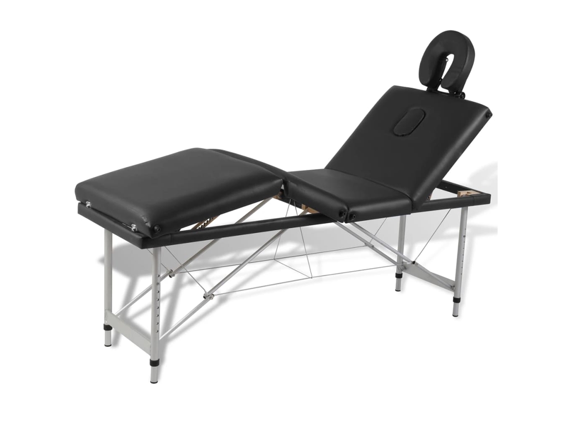Massage Table, Massage Tables Vidaxl Preto Alumínio
