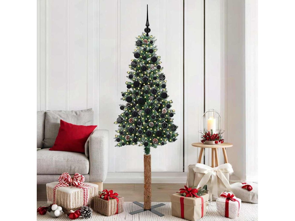 Vidaxl Árvore De Natal Slim Verde 180 Cm
