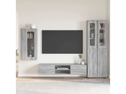 Vidaxl Conjunto De Móvel De Tv Florin 3 Unid. Cinza Sonoma
