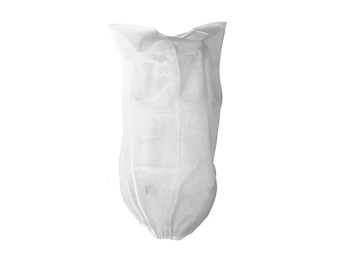 Capa De Plantio De Tela Não Tecida Branca 200x240cm Para Proteção Contra Geada No Inverno Com Cordão De Ajuste