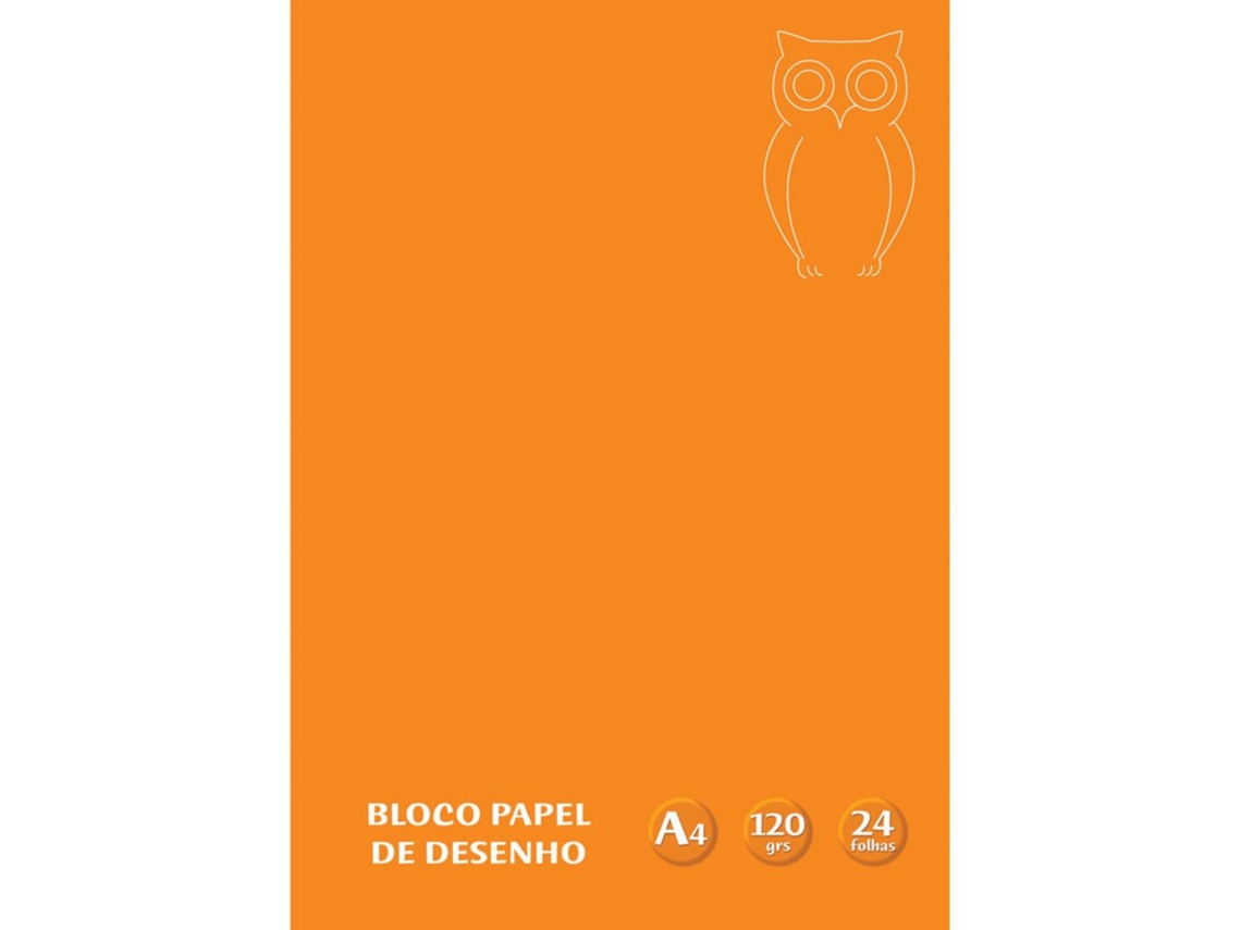 Papel de Desenho A4 STAPLES 120 G/m², 24 Folhas