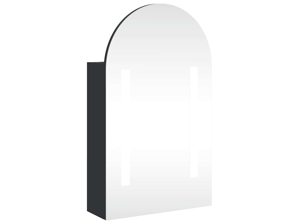 Bathroom Mirror Cabinet, Bathroom Mirror Cabinets Vidaxl Preto Madeira Processada (n/a)