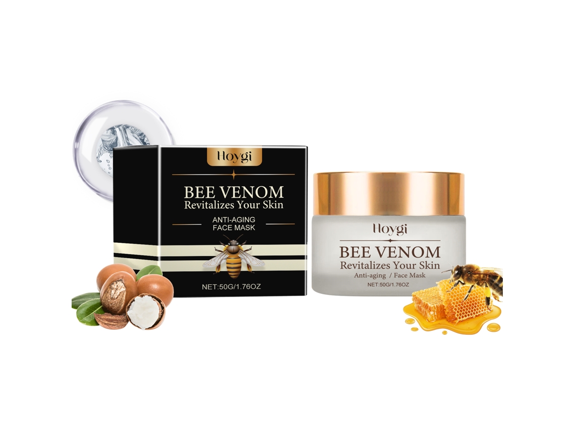 Máscara Facial LAXISCREED com Veneno de Abelha para Poros Limpos e Pele Saudável
