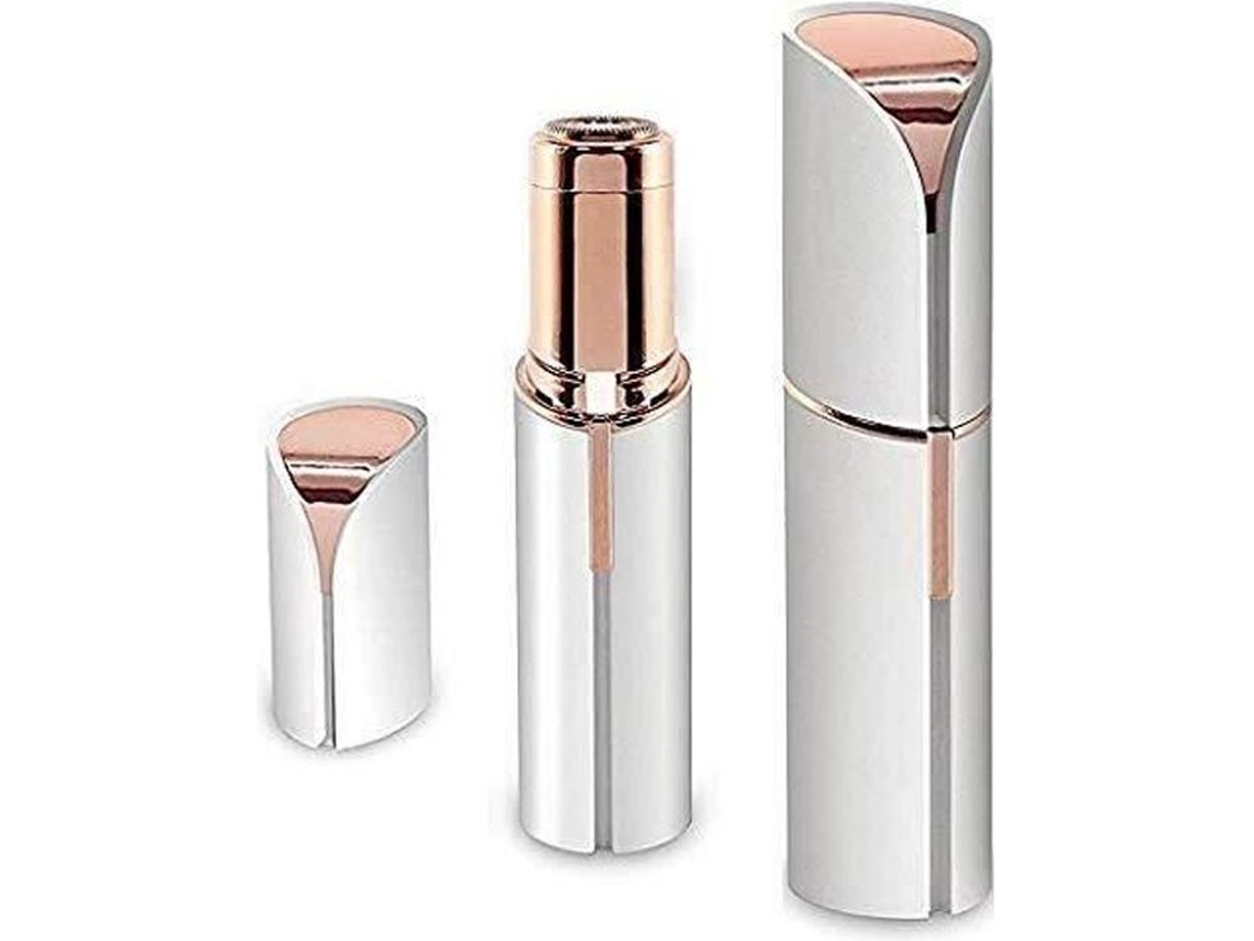 Depiladora Facial Feminina - Marca - Modelo - Aparador para Sobrancelhas e Pelos Indesejados - Lâmina de Anel Duplo S/MARCA