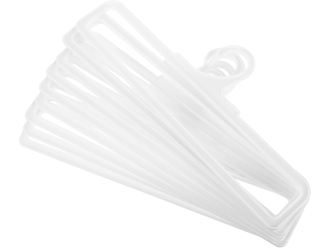 Cabides Para Toalhas Em Cor Clara, Conjunto De 10 Peças, Feitos Abs,
