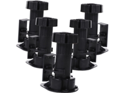 Tehaux Conjunto De 12-niveladores Ajustáveis Para Móveis, Kit De Pés Mesa Espessados Para Armários E Bancadas Com
