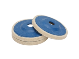 Disco de polimento de lã, popular e prático, com ângulo de 4 polegadas, para lixar (3 peças).