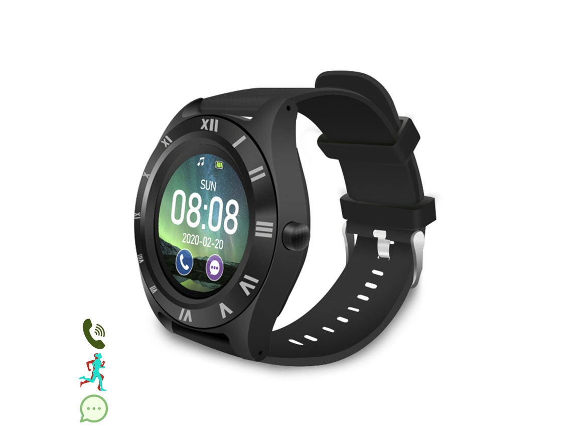 Smartwatch M11 Multifuncional Com Câmera, Pedômetro, Aviso De Chamadas, Notificações. App Para Android. Opção Sim E Micro Sd. Dam