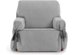 Capa de Poltrona EYSA Universal Premium Valeria Tecido Elástico (120 x 70 x 110 cm - Poliéster e Algodão - Gris)