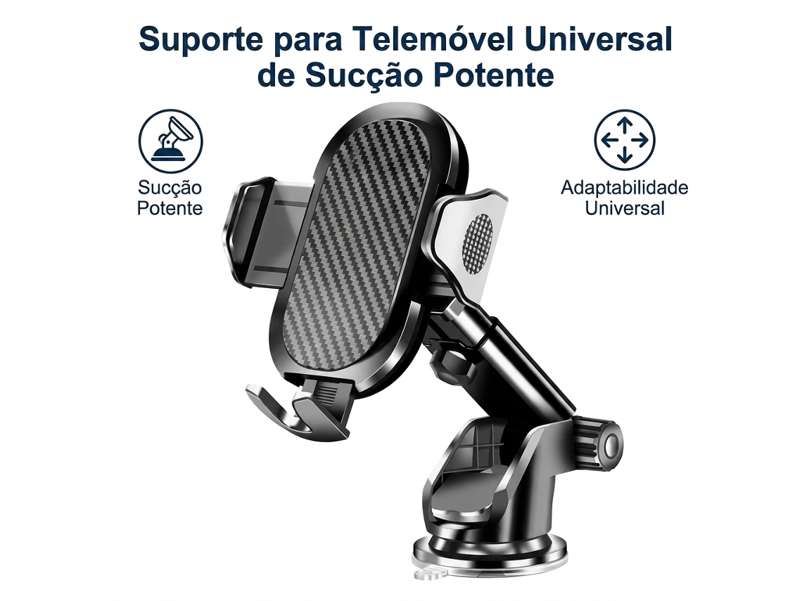 Suporte Magnético Telemóvel Carro Ventosa