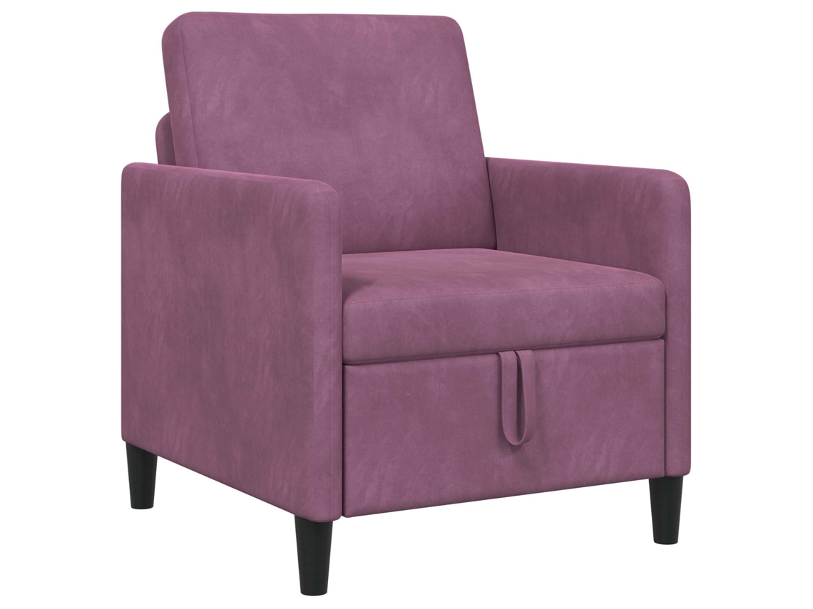 Sofa com Armazenamento Roxo 72 X 78 X 87 Cm Poliéster SYFAX