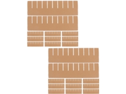 Divisórias Stobaza, Conjunto De 36 Peças, Estrutura Ideal Caixas De Papelão Resistentes, Dimensões 100x32x32mm