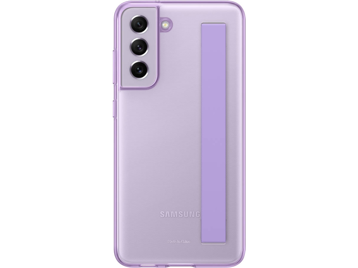 Capa SAMSUNG Galaxy S21 FE Com Fita Roxo