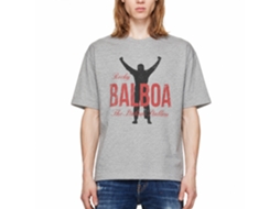 Rockinstone Rocky Movie Balboa Heather Gray Adult T-shirt Size:xxxl