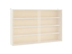 Wooden Collector's Display Case, Wooden Collector's Display Cases Vidaxl Marrom Madeira (60 X 8.5 X 37 Cm)