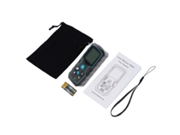 Medidor De Distancia Infrarrojo Manual Com Bolhas De Nível E Lcd Retroiluminado