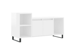 Tv Cabinet, Tv Cabinets Vidaxl Branco Madeira Processada (n/a)