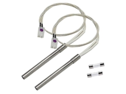 Kit de Ignição Hot Rod Compatível com Churrasqueiras a Pellets para Substituição Elementos Aquecimento e Haste S Ignição. GOKOCO