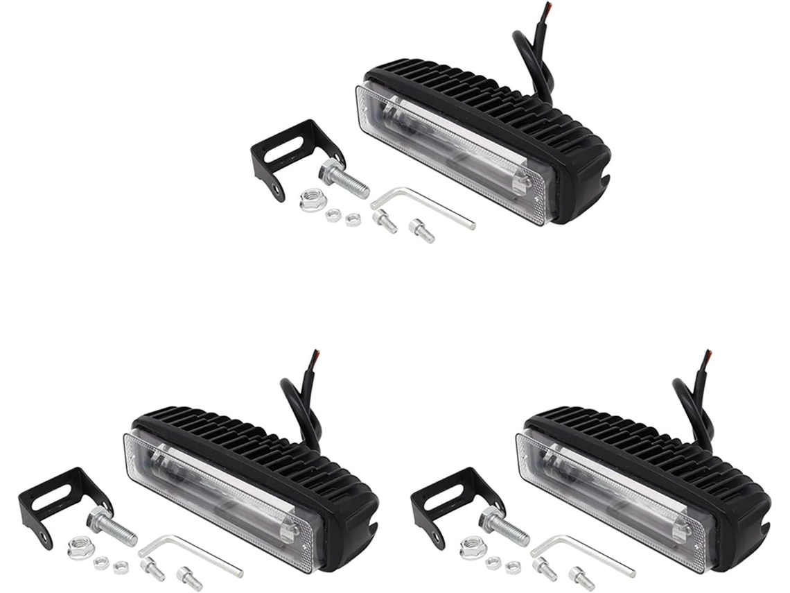 Luz De Segurança Led Vermelha 4 Polegadas E 30w Para Empilhadeira, Carrinho Ou Caminhão, Sinalizando Área De Perigo Em