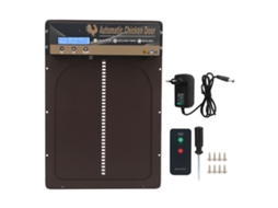 Porta Automática 3 em 1 para Pintos com sensor de luz, temporizador e controlo remoto compatível 100 240v LAXISCREED