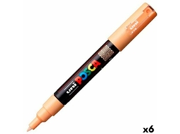 Marcador POSCA Pc-1M Laranja 6 Unidades