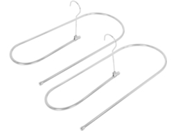 Cabides Espirais Besportble Em Aço Inoxidável 2 Unidades, Resistentes À Corrosão, Economizam Espaço Para Edredons E