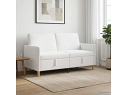 Vidaxl Sofa Com Armazenamento Branco 152 X 78 X 87 Cm Poliéster