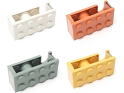 Conjunto de 4 Dispensadores Fita Adesiva Mesa, Fofos e em Cores, Ideais para Embrulho Presentes GOKOCO (25 26 Cm)