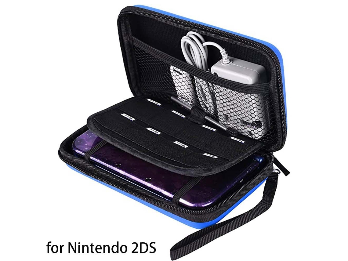 Capa Protetora Rígida de Eva para Nintendo 2ds Azul BRILVIBERA