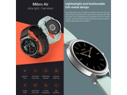 Relógio Inteligente Mibro Air Xpaw001 Fitness Tracker