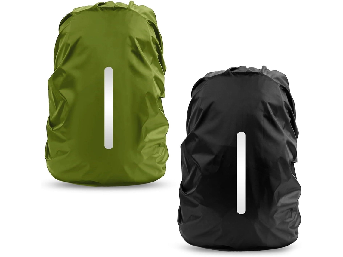 Capa Impermeável Para Mochila, Lurelia, Pacote Com 2, Médio, Vermelho, Nylon, Faixa Refletiva, Fivela Ajustável, Caminhada Viagem