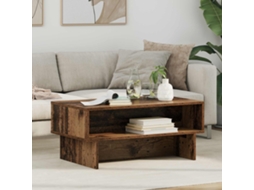 Vidaxl Mesa De Centro Madeira Antiga 80 X 46 X 35 Cm