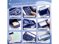 Caixa de papel multifuncional de dupla camada e grande capacidade Miraflow Password