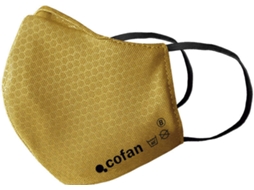 Máscara de Proteção COFAN Textil Reutilizável Adulto Amarelo