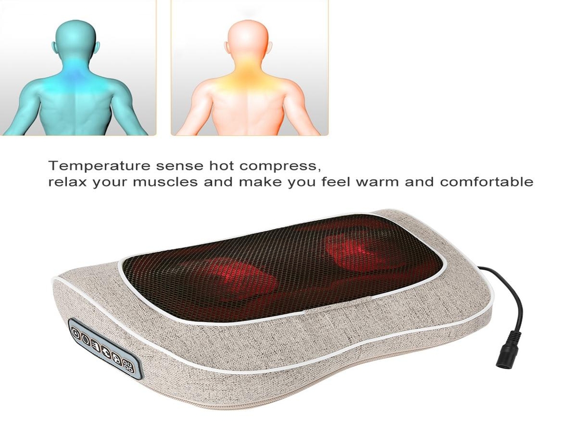 Lurelia Massajador Cervical, Ergonómica, Ajustável, Pescoço Ombros, Ficha Ue