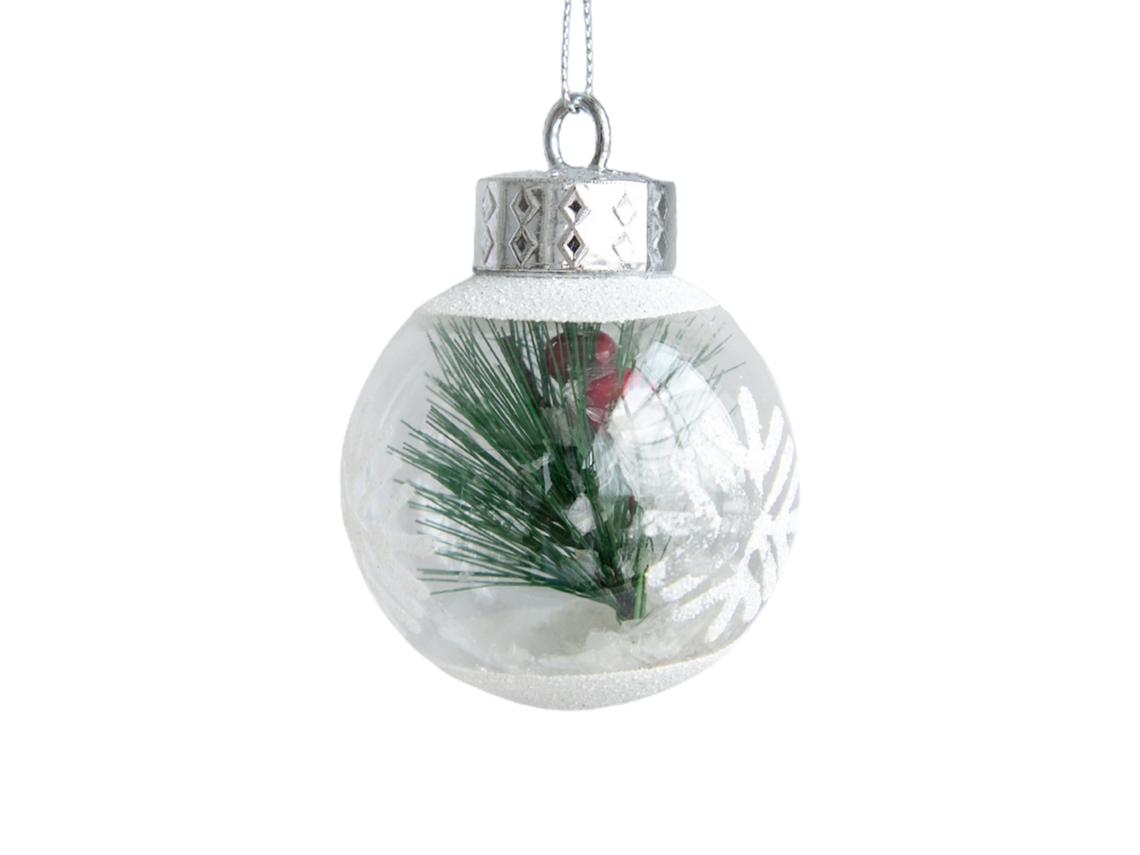 Laxiscreed Decoração De Natal Com Flocos De Neve Transparentes E Luzes Em String Para Festas