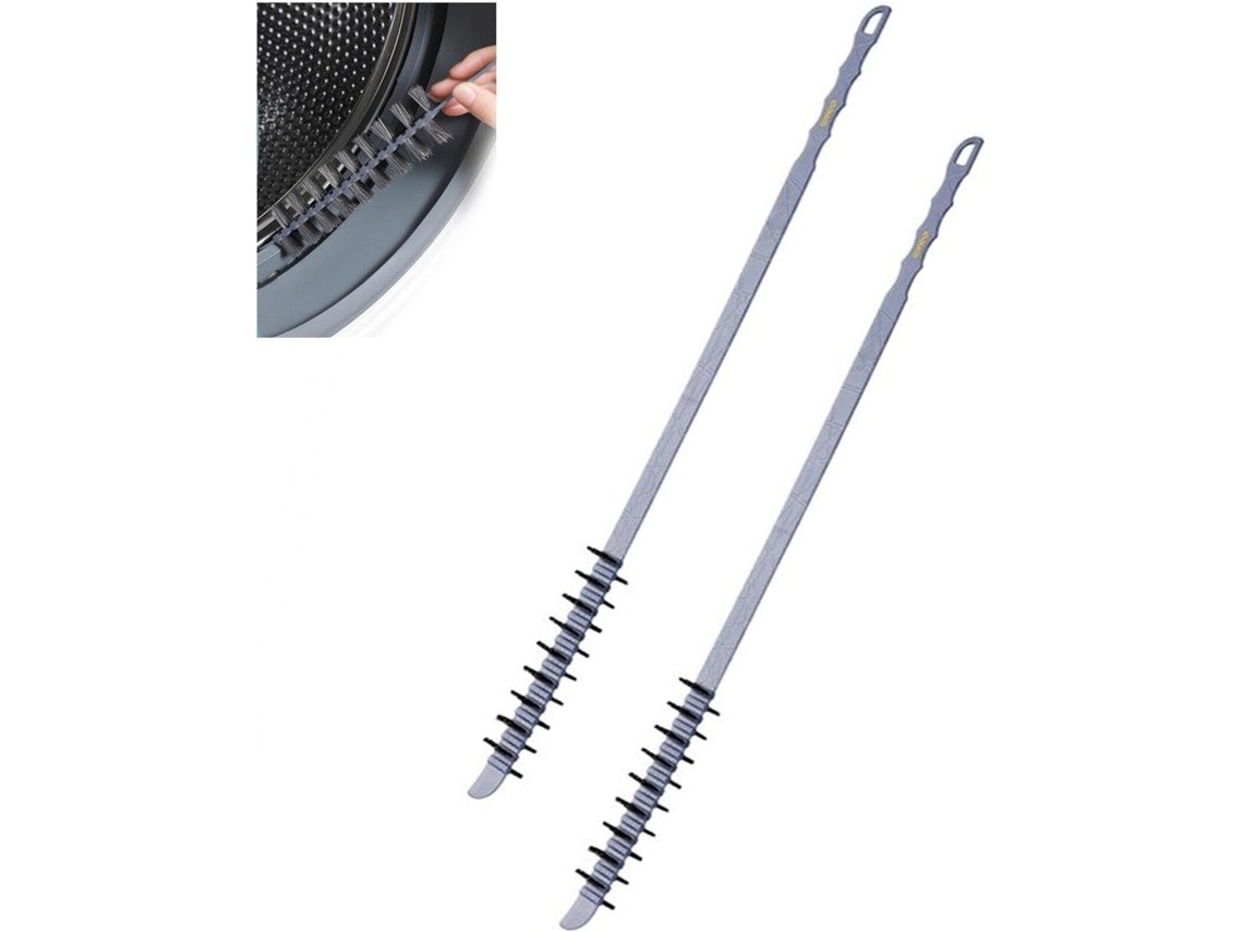 2 Escovas De Limpeza Para Máquina Lavar Com Cabo Dobrável Sifões Ventilação, Ferramenta De Limpeza Doméstica, Durável E