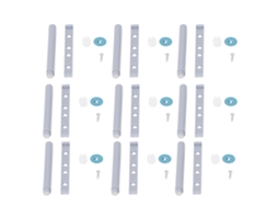 Laxiscreed Pack De 20 Dispositivos De Deslizamento Para Portas De Armário E Gavetas
