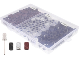 Abrasivos de Alumínio Aneis Brown 210 para Lixar, Ideais para Manicure.