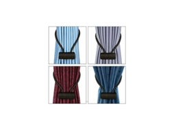 Conjunto De 2 Prendedores Cortina Magnéticos, Cortina, Fivelas Suportes Magnéticos Para Decoração Casa, Preto. Aquaforge