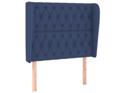 Headboard, Headboards Vidaxl Azul Tecido (103 X 23 X 118/128 Cm)